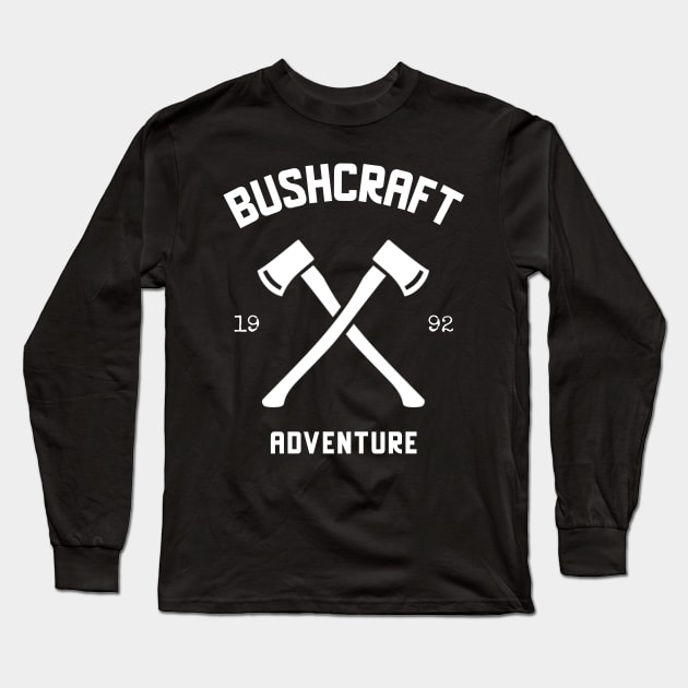 BUSHCRAFT ADVENTURE Long Sleeve T-Shirt by HEROESMIND